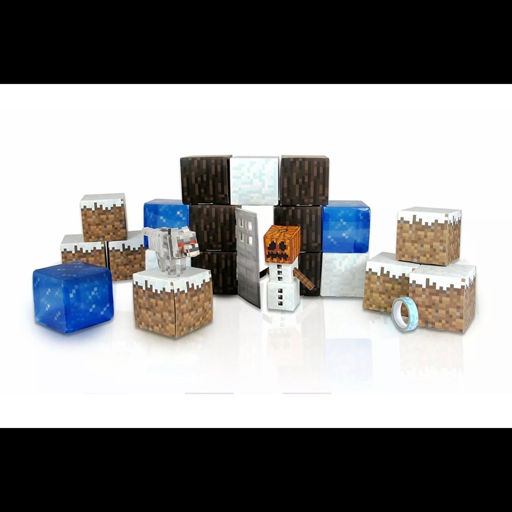 Minecraft Papercraft Snow Set - Picture 3 of 3